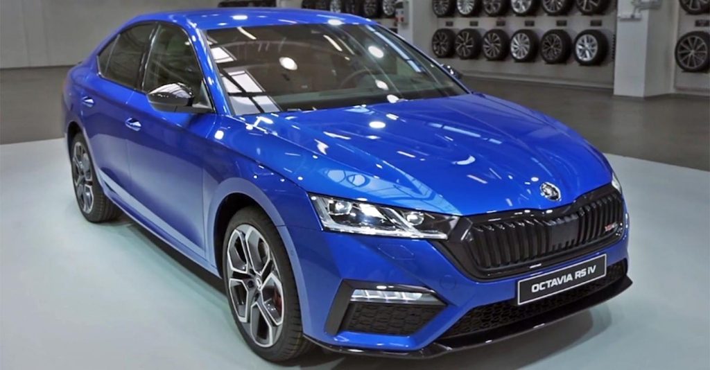 سكودا اوكتافيا 2021 rs  (skoda octavia rs 2021) 