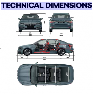 ابعاد سكودا سوبيرب 2022